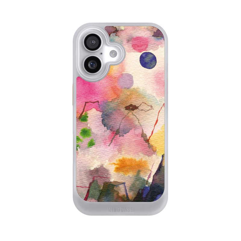 iPhone 17 NIVOcore Watercolor Colorful Mountains