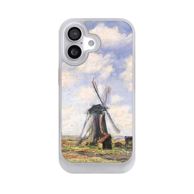 iPhone 17 NIVOcore Tulpenfelder mit der Rijnsburger Windmühle von Claude Monet