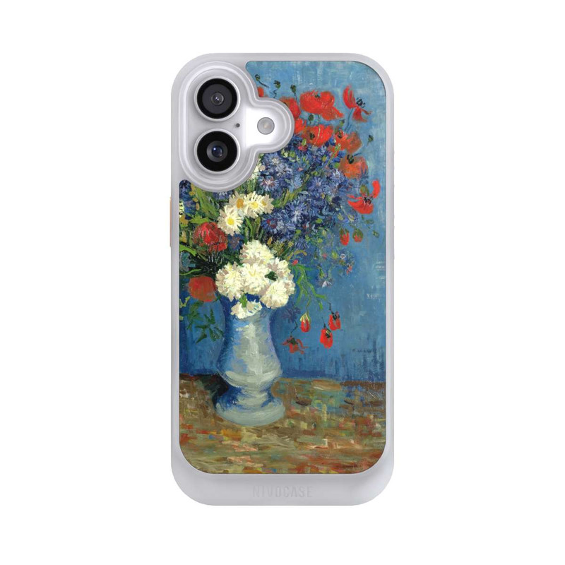 iPhone 17 NIVOcore Still Life Vase with Cornflowers and Poppies by Vincent Van Gogh
