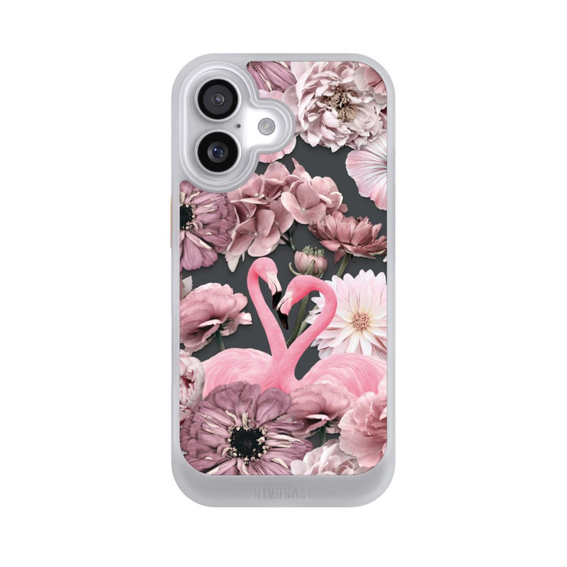 iPhone 17 NIVOcore Flamingos in Flower Pattern