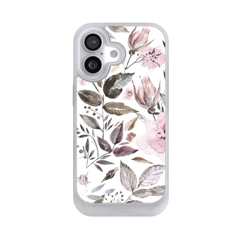 iPhone 17 NIVOcore Aquarell braune Rosenblüten