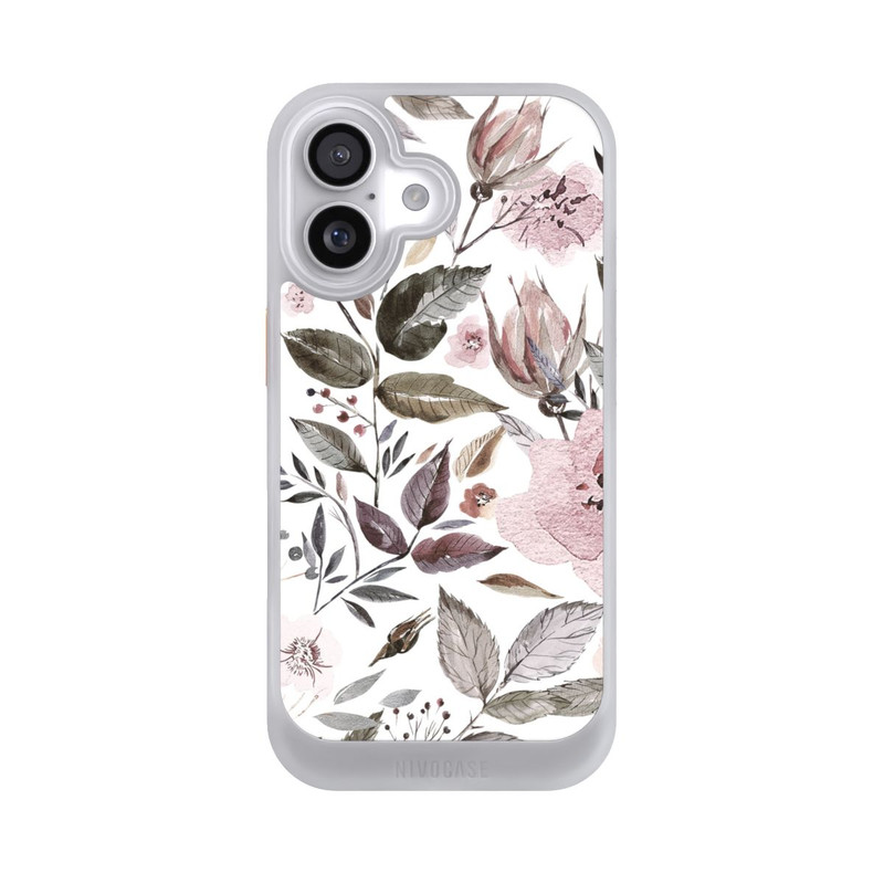 iPhone 17 NIVOcore Aquarell braune Rosenblüten