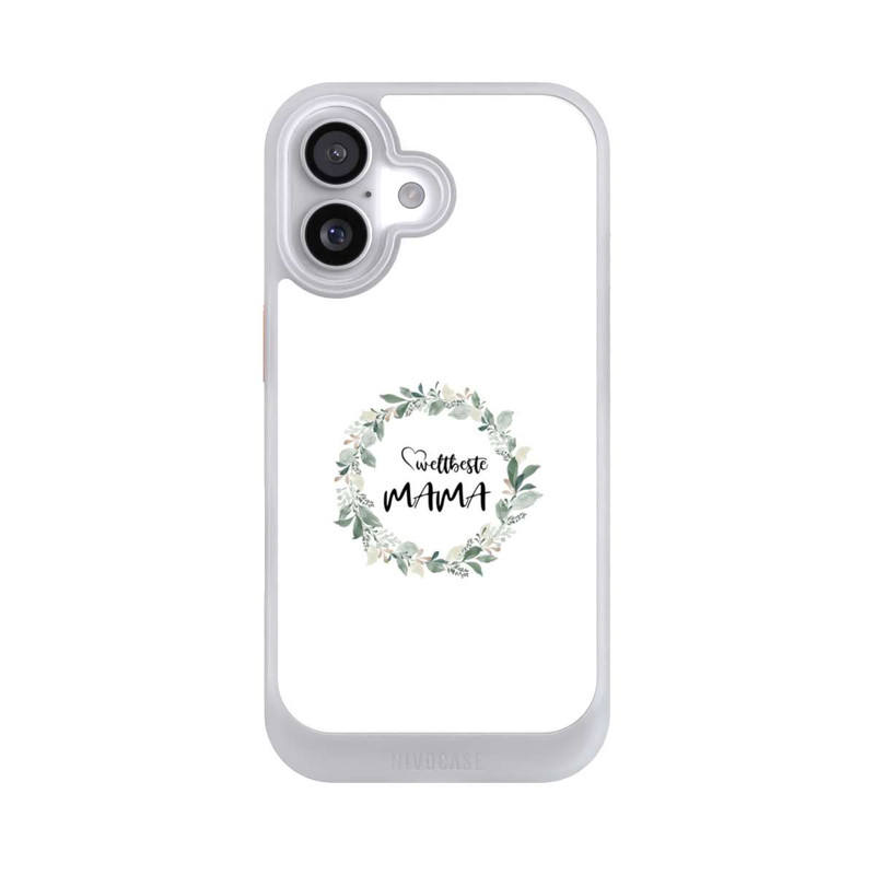 iPhone 17 NIVOcore Weltbeste Mama Blumenkranz