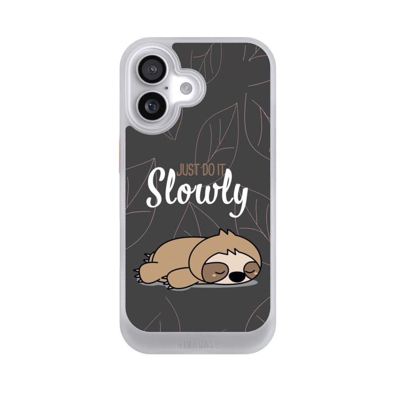 iPhone 17 NIVOcore Just Do It Slowly Sloth Grey