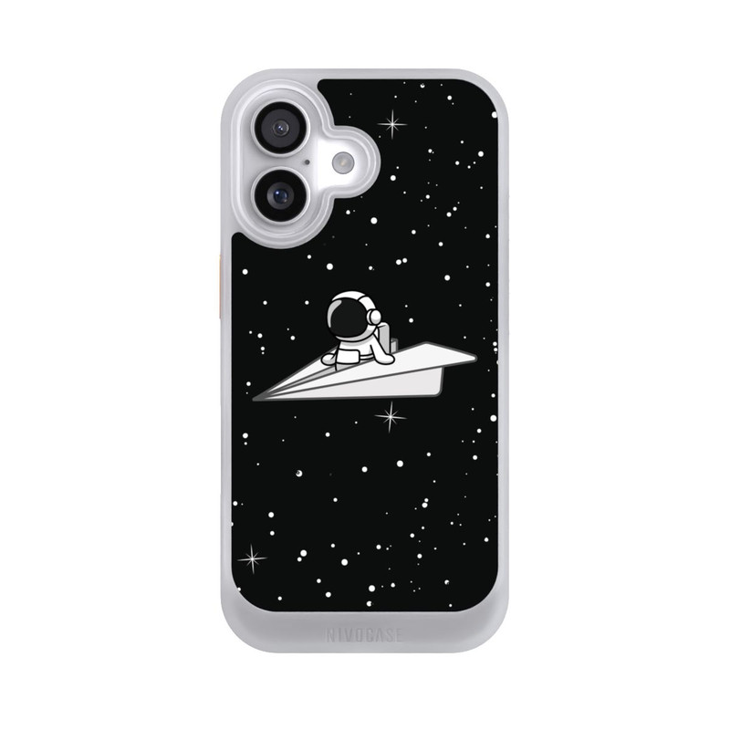 iPhone 17 NIVOcore Astronaut Paper Plane Comic