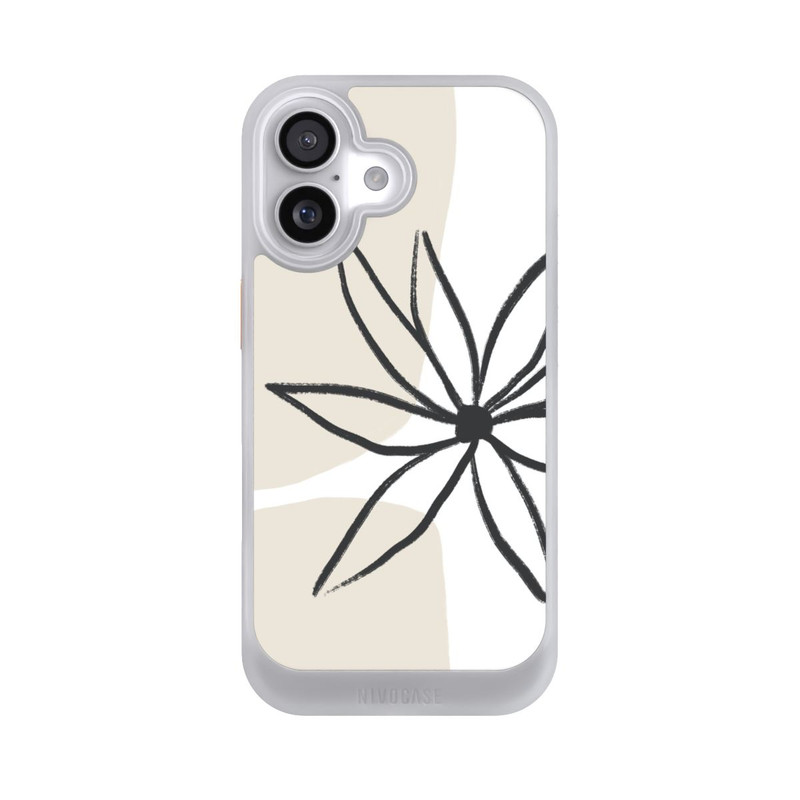 iPhone 17 NIVOcore Fleur et crème