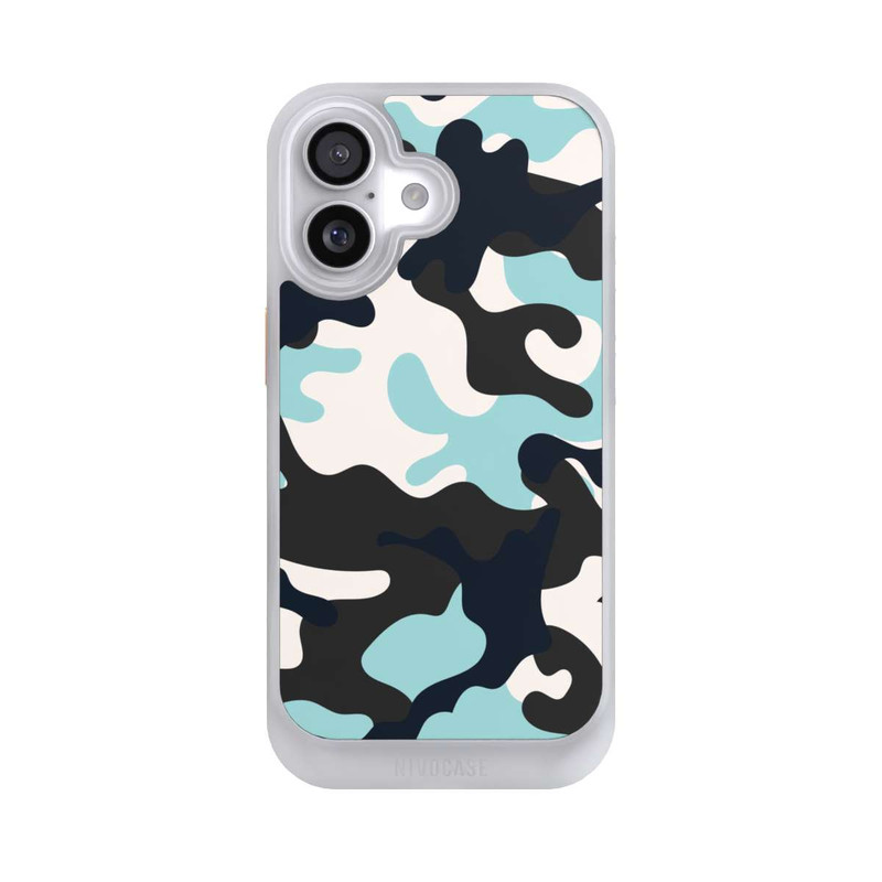 iPhone 17 NIVOcore Camouflage Bleu