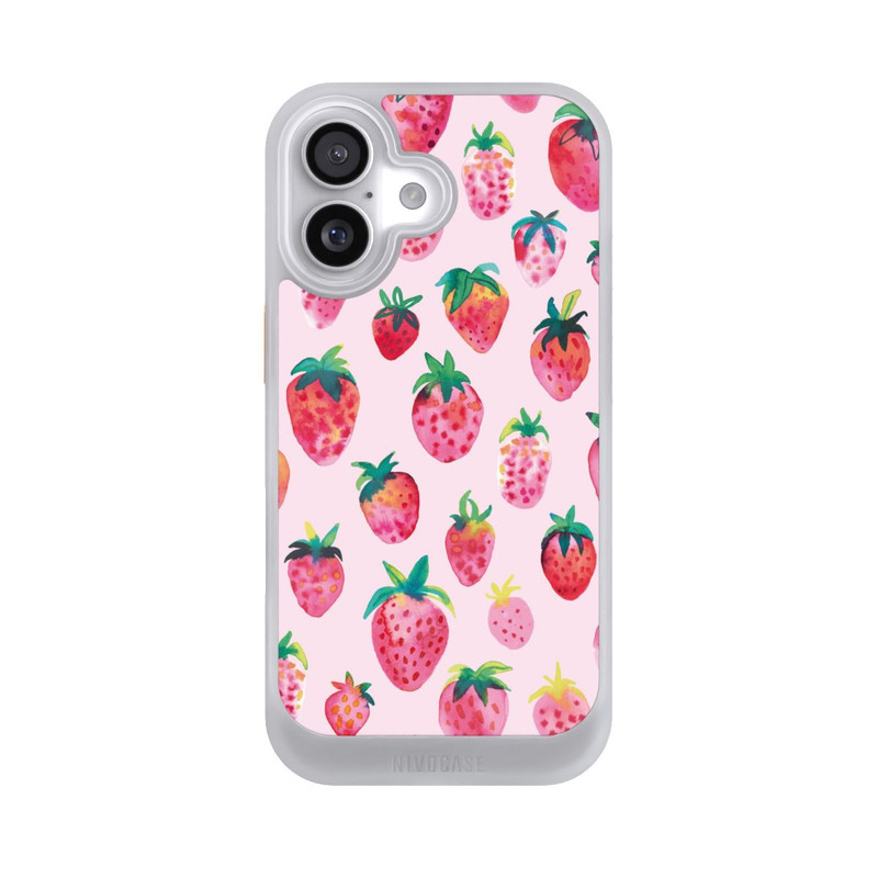 iPhone 17 NIVOcore Fraises aquarelles