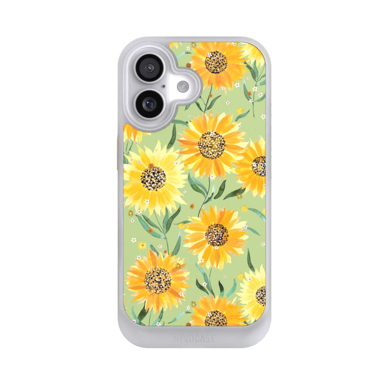 iPhone 17 NIVOcore Sonnenblumen grün