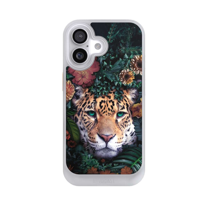 iPhone 17 NIVOcore Jaguar dans la jungle verte