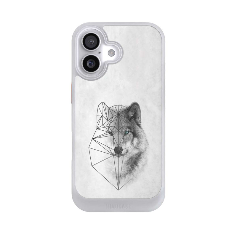 iPhone 17 NIVOcore Polygonaler Wolf
