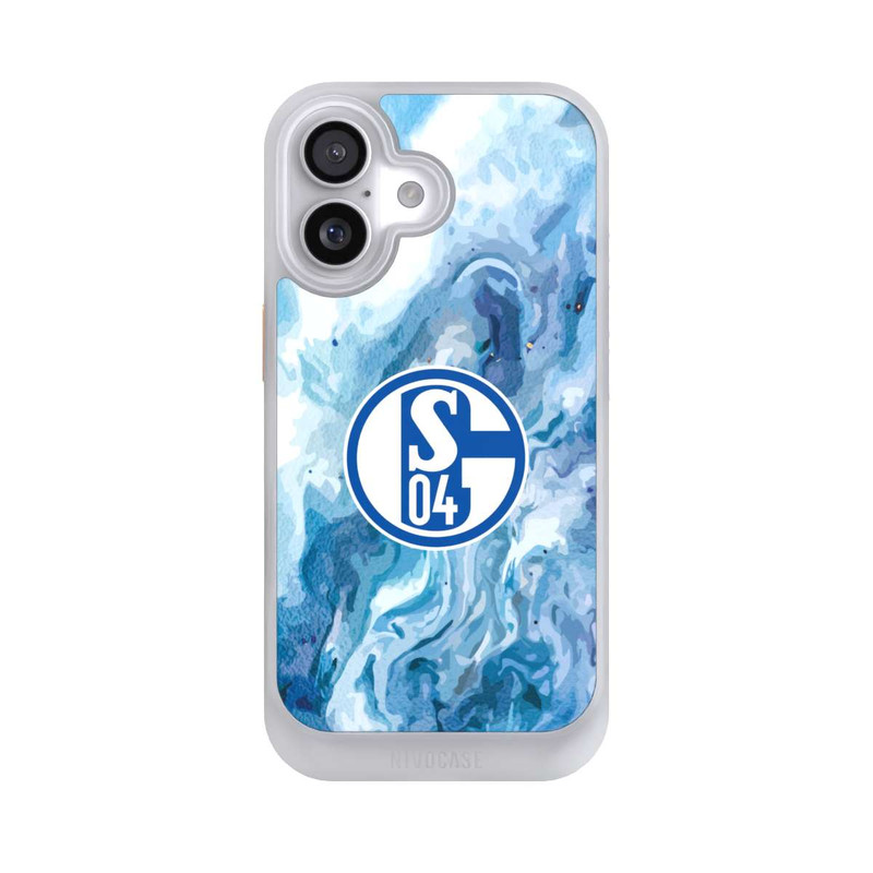 iPhone 17 NIVOcore Schalke 04 Flüssig Blau
