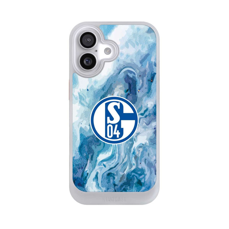 iPhone 17 NIVOcore Schalke 04 Flüssig Blau