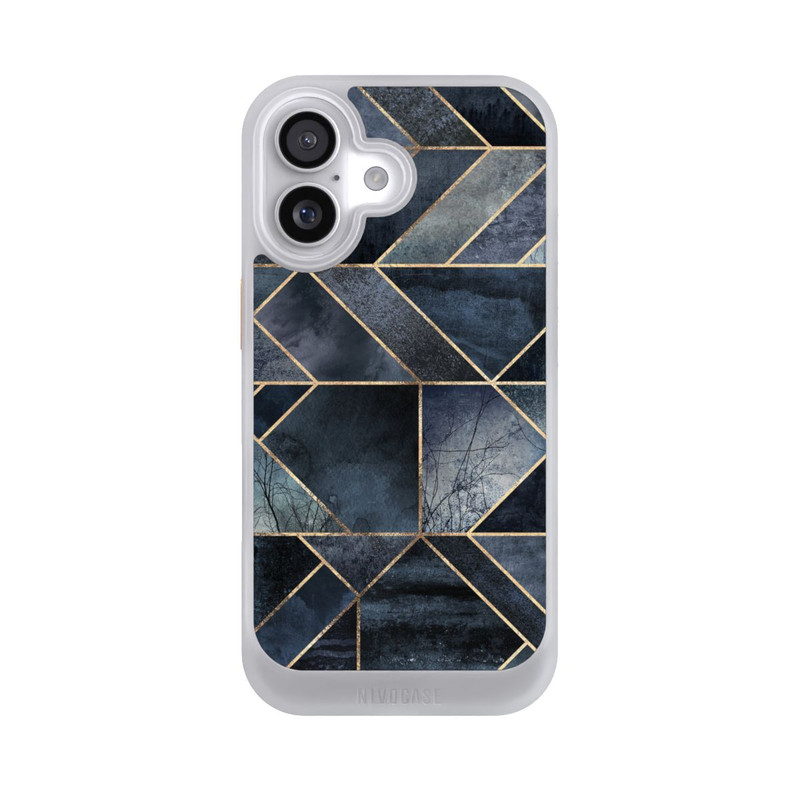 iPhone 17 NIVOcore Nature Abstraite Bleu Foncé