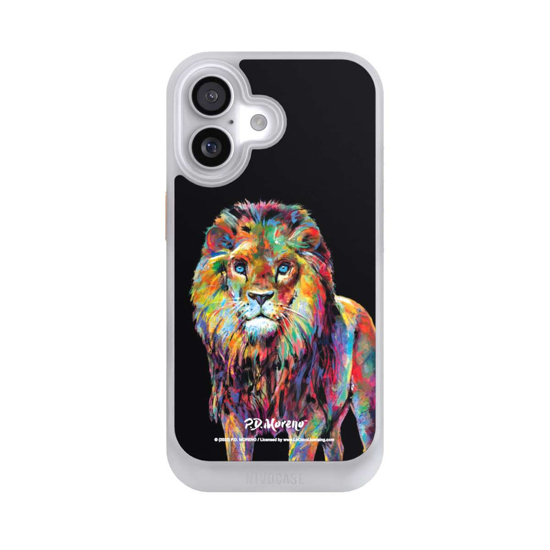 iPhone 17 NIVOcore Löwe Bunte Kunst von P.D. Moreno