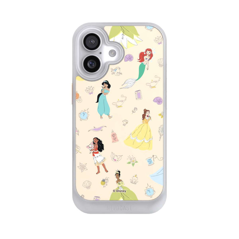 iPhone 17 NIVOcore Princess Pattern Beige Disney Princess