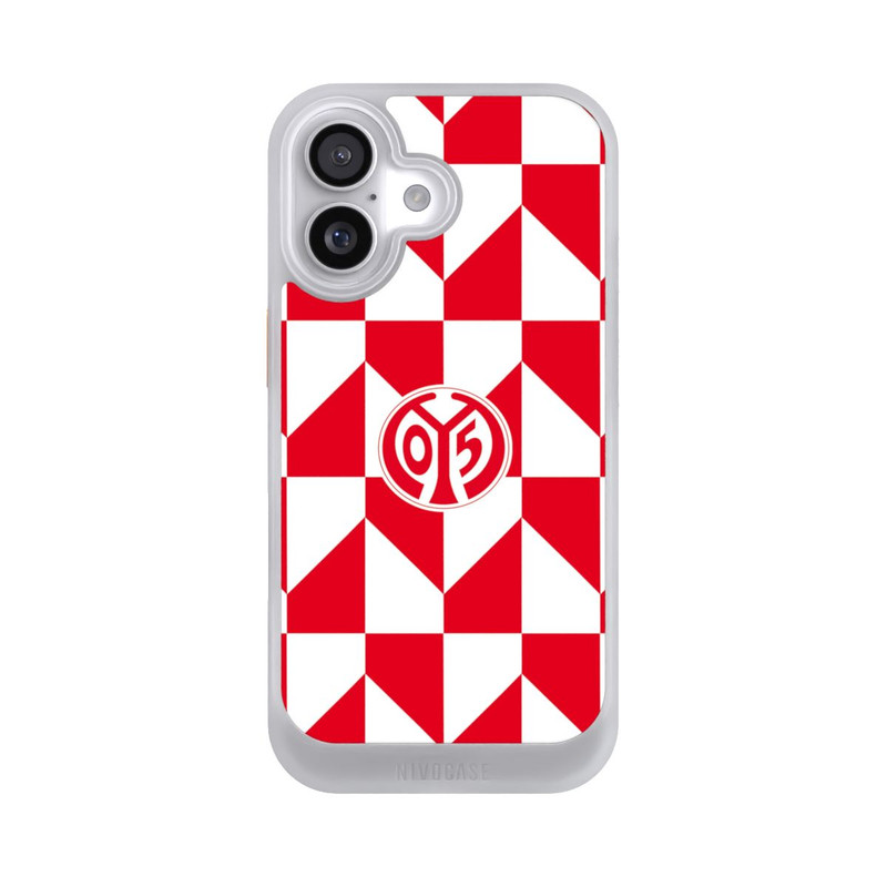 iPhone 17 NIVOcore Mainz 05-Rotes Muster
