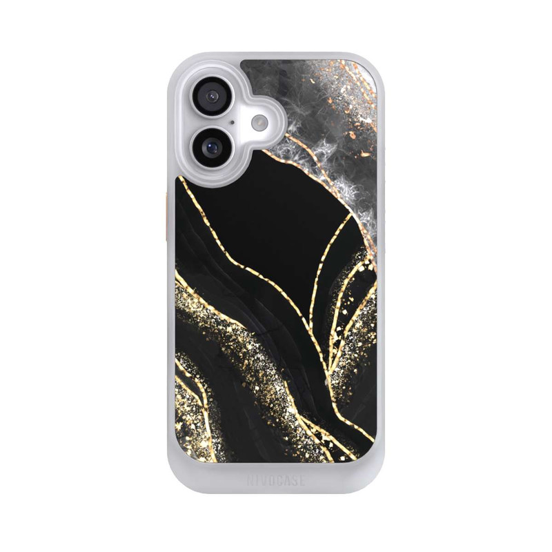 iPhone 17 NIVOcore Dark Marble Gold