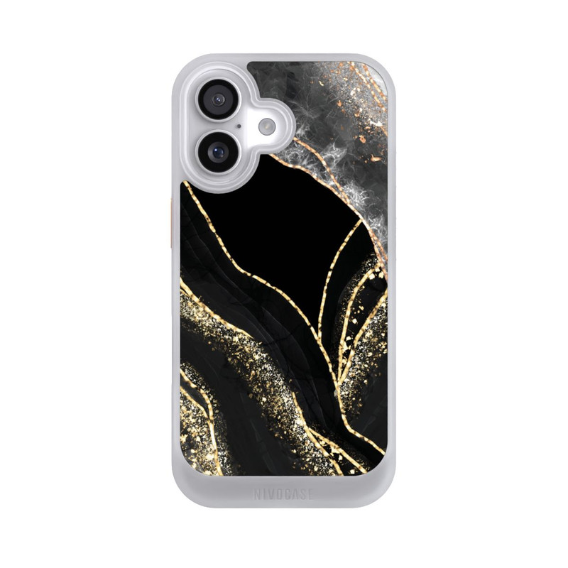 iPhone 17 NIVOcore Marbre Sombre Or