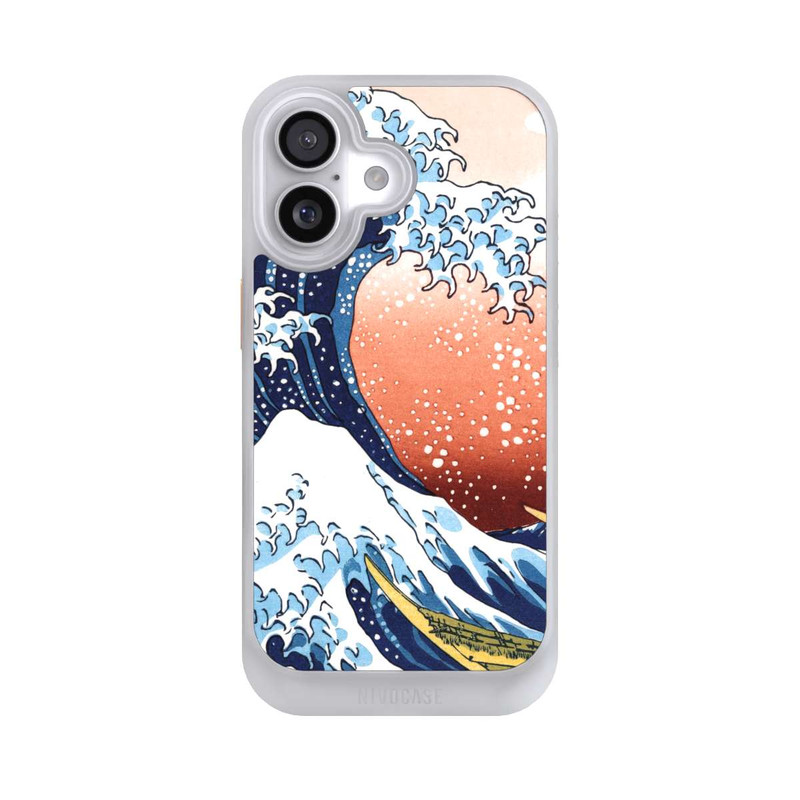 iPhone 17 NIVOcore La Grande Vague de Kanagawa Rouge