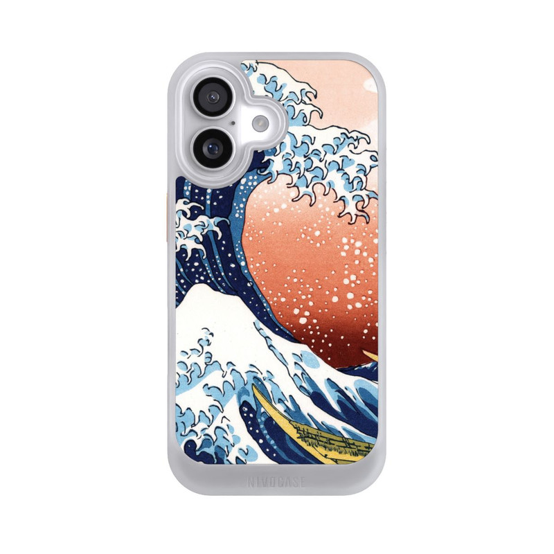 iPhone 17 NIVOcore La Grande Vague de Kanagawa Rouge