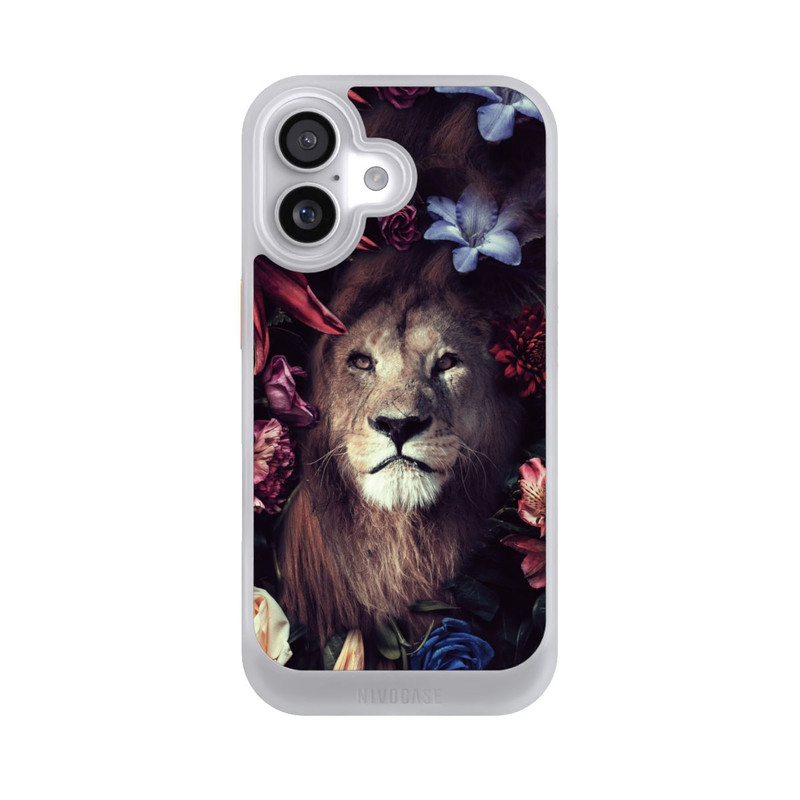 iPhone 17 NIVOcore Lion & Fleurs Colorées