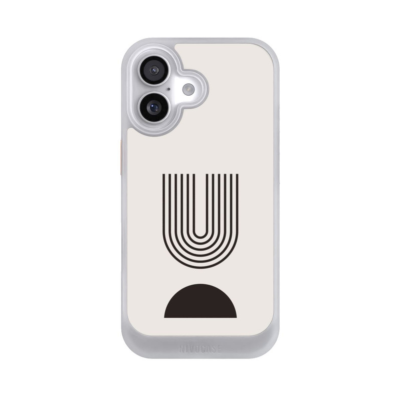 iPhone 17 NIVOcore Art moderne Lignes noires
