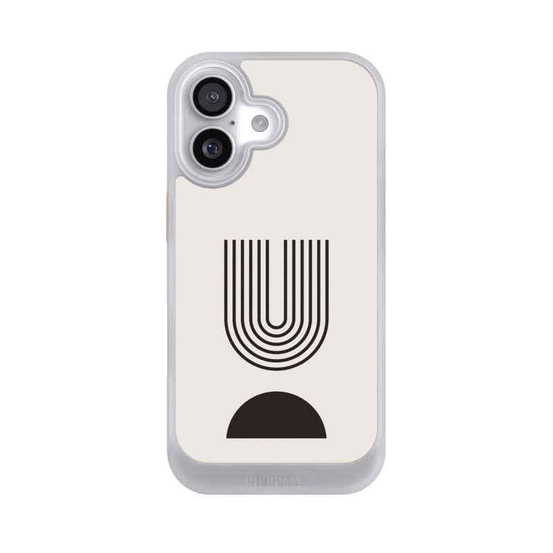 iPhone 17 NIVOcore Moderne Kunst Schwarze Linien
