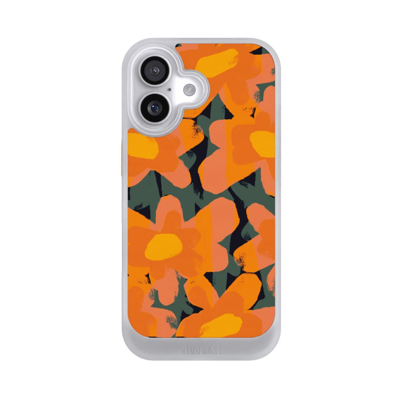 iPhone 17 NIVOcore Blumenwiese Orange