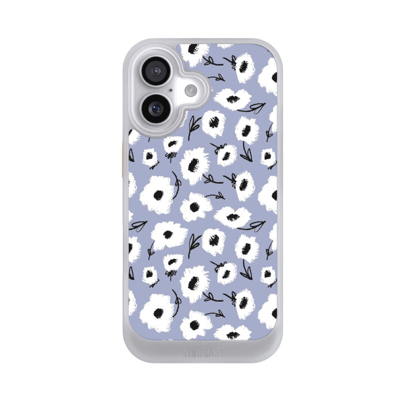 iPhone 17 NIVOcore Blumenmuster Lila