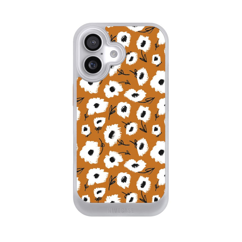 iPhone 17 NIVOcore Flower pattern ocker