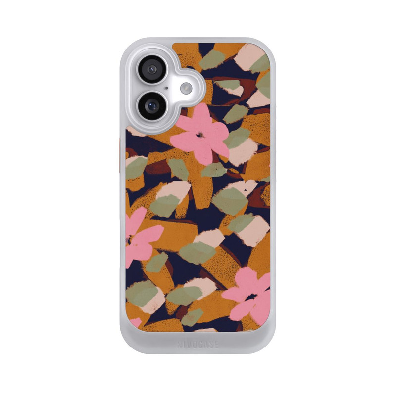 iPhone 17 NIVOcore Pattern Fleurs Roses