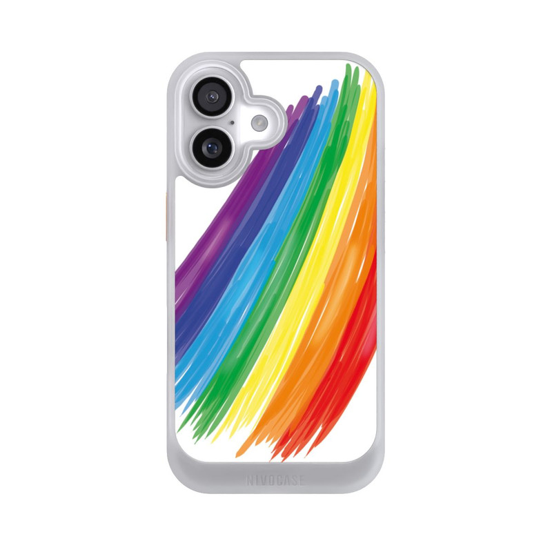 iPhone 17 NIVOcore Rainbow Paint Brush