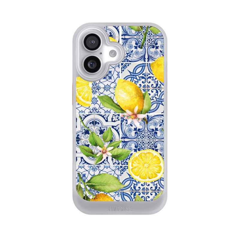 iPhone 17 NIVOcore Greek Lemon Pattern Amalfi Coast