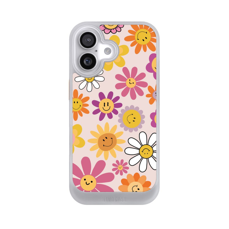 iPhone 17 NIVOcore Smiles Pink Flowers