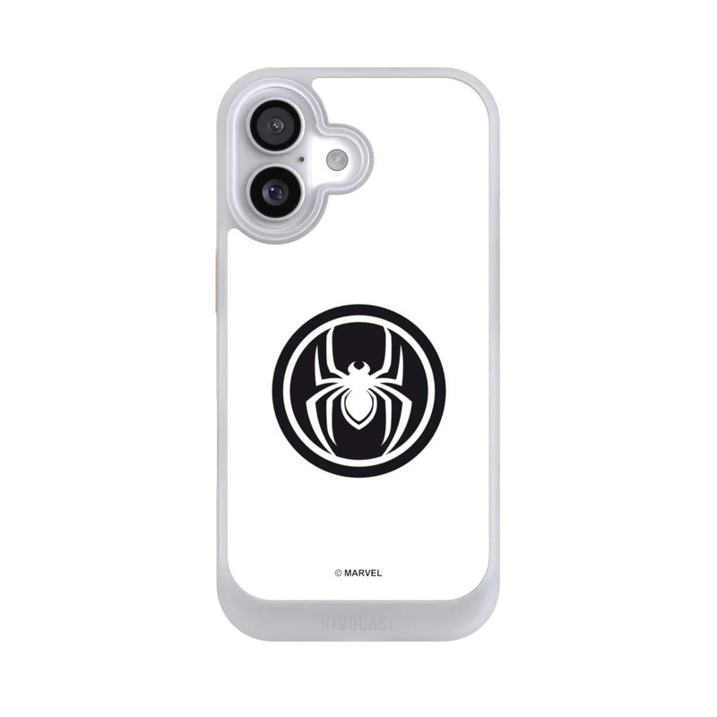 iPhone 17 NIVOcore Spider-Man Logo White
