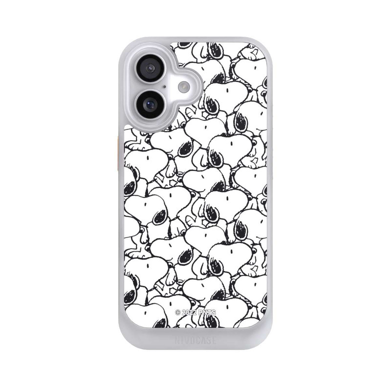 iPhone 17 NIVOcore Snoopy Pattern Noir & Blanc