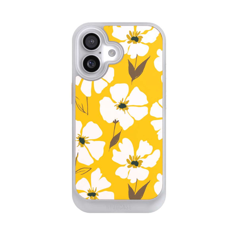 iPhone 17 NIVOcore Flower meadow on yellow ocher