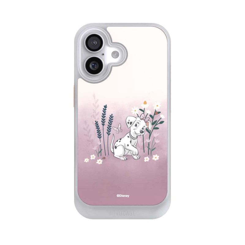 iPhone 17 NIVOcore Les 101 Dalmatiens avec des fleurs
