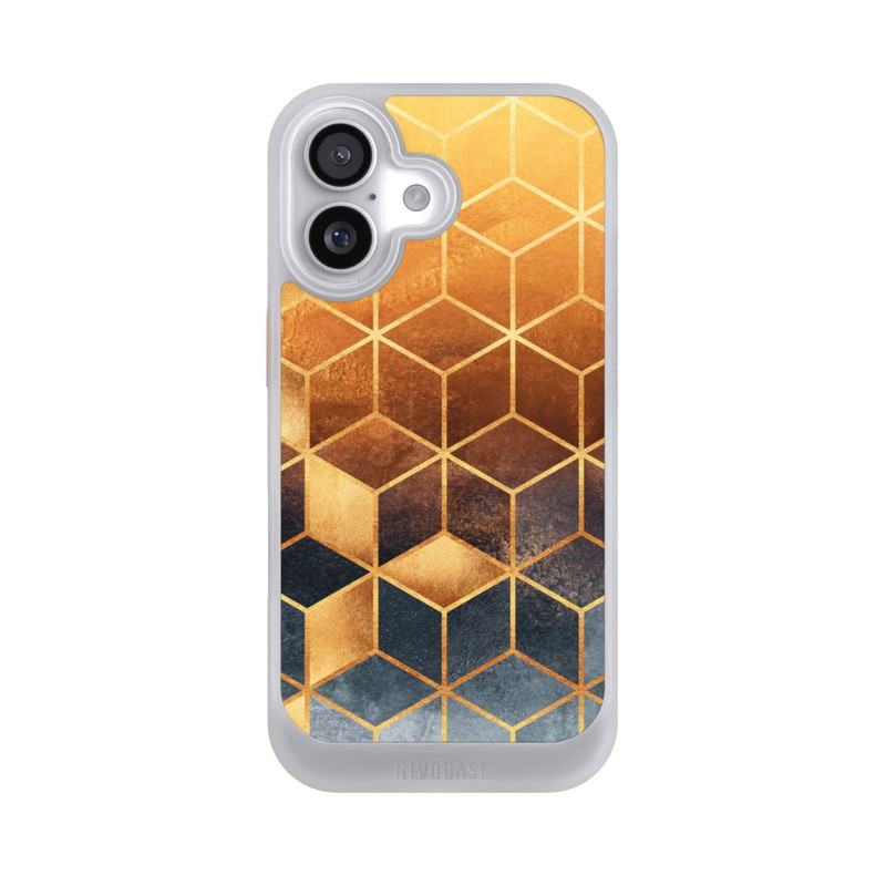 iPhone 17 NIVOcore Golden Gradient Cubes