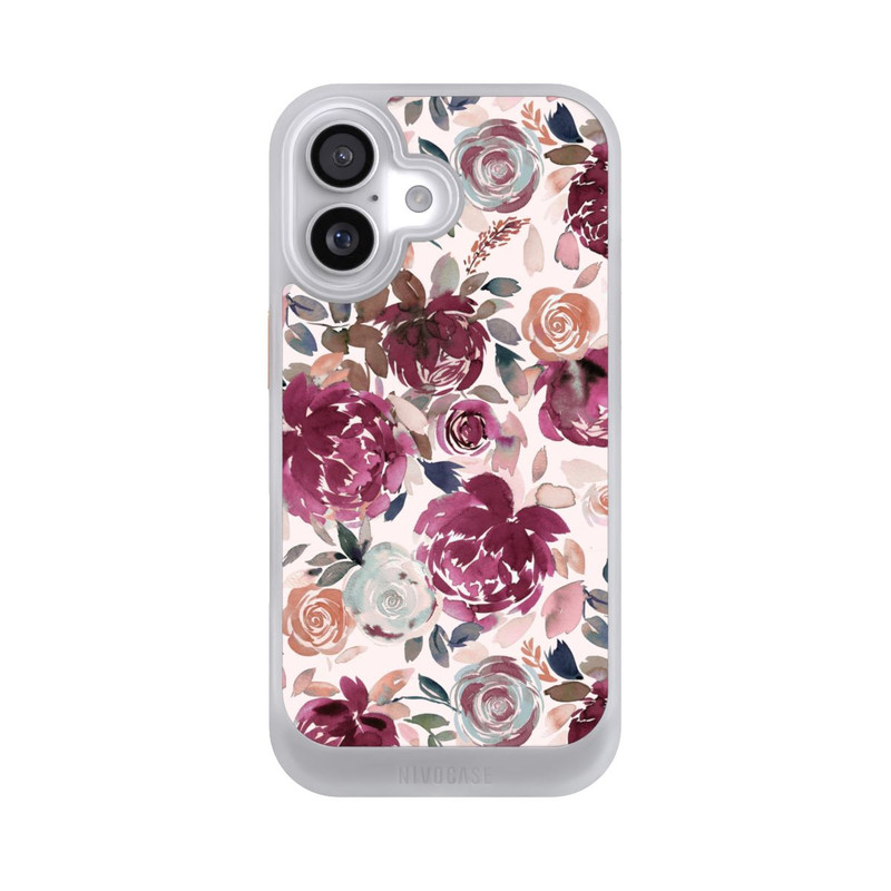 iPhone 17 NIVOcore Autumn Peonies and roses Pink