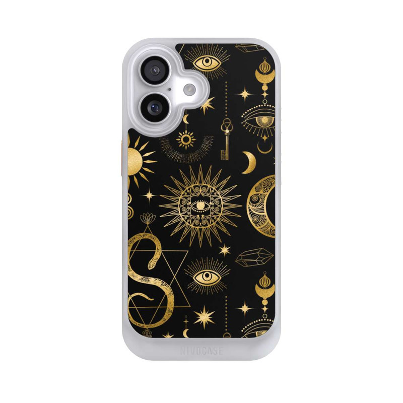 iPhone 17 NIVOcore Himmlische Sonne und Mond Steampunk