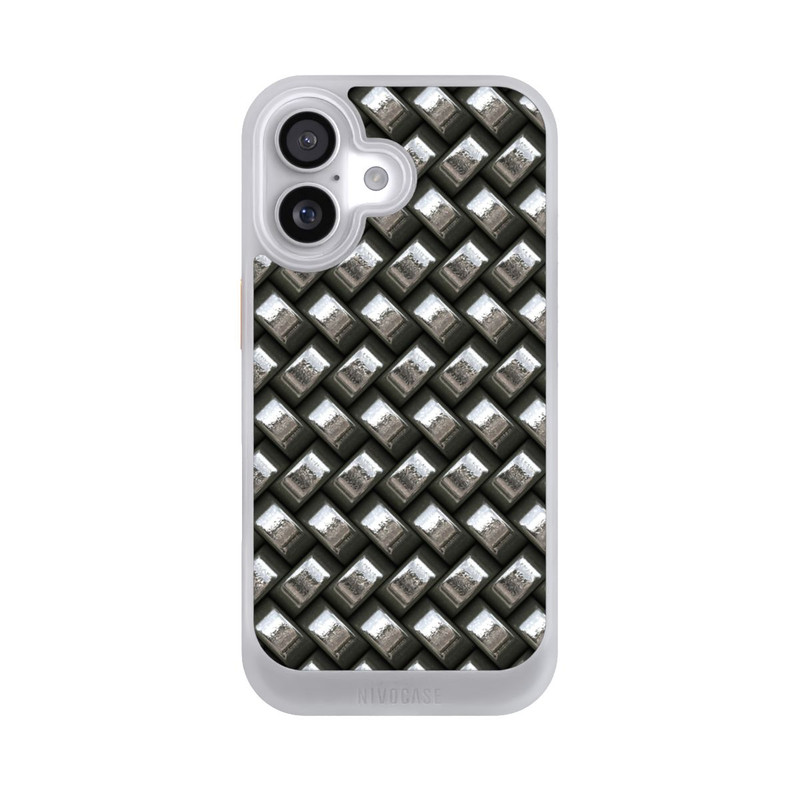iPhone 17 NIVOcore Glamour Silver Metal