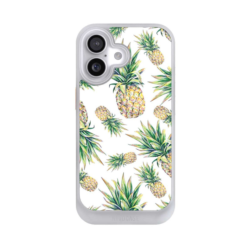 iPhone 17 NIVOcore Pineapple-weißer Hintergrund 