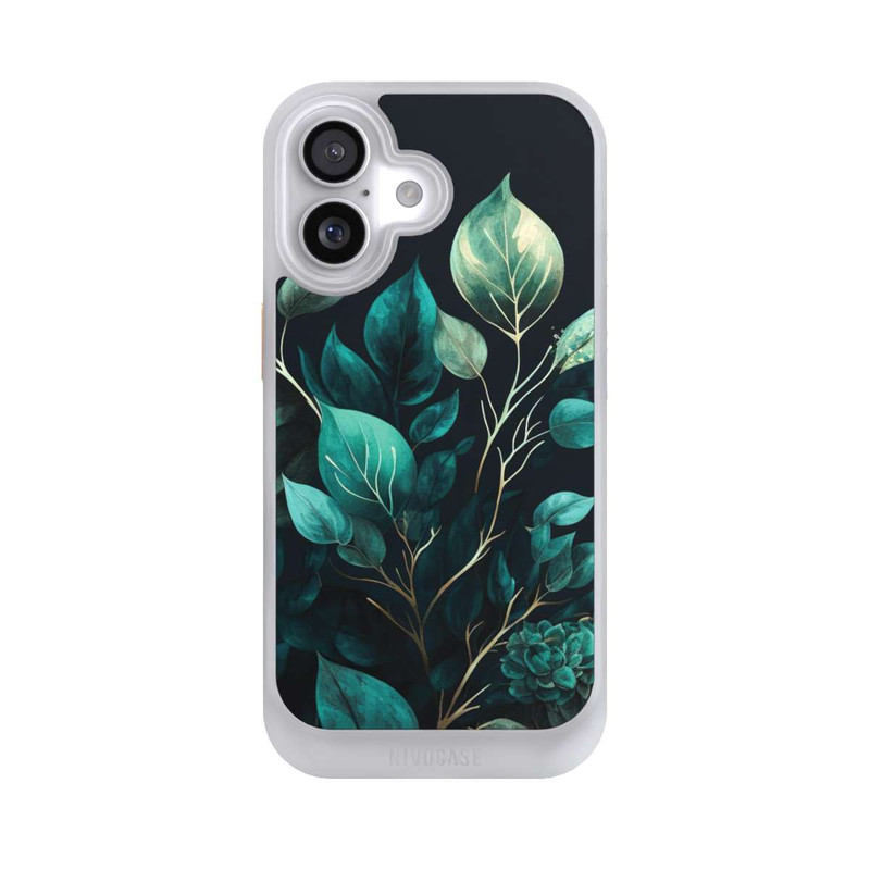 iPhone 17 NIVOcore Eukalyptus dunkler Hintergrund