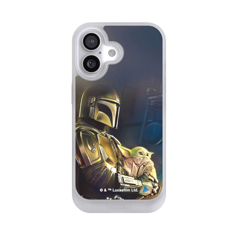 iPhone 17 NIVOcore Mandalorianer und Grogu im Schiff
