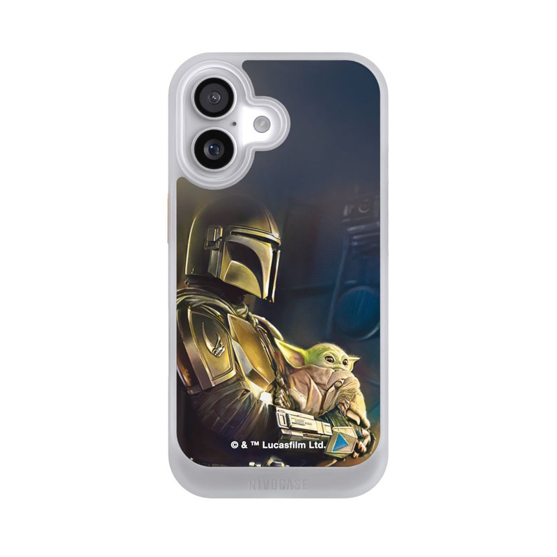 iPhone 17 NIVOcore Mandalorian and Grogu inside Ship