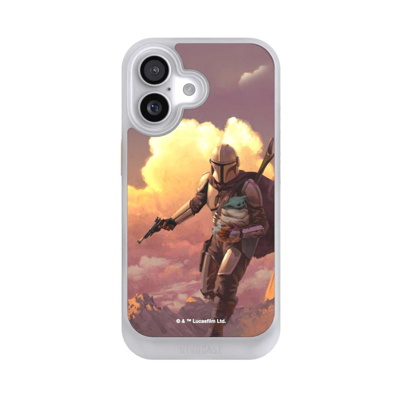 iPhone 17 NIVOcore Der Mandalorianer und Grogu Sonnenguntergang Wolken