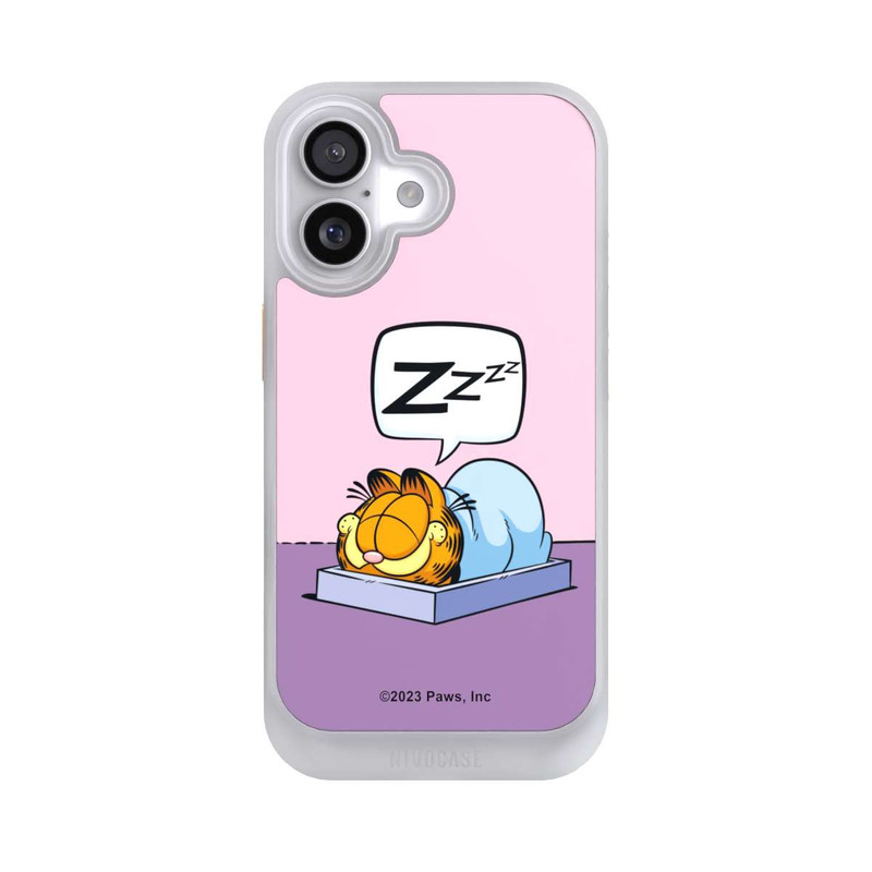 iPhone 17 NIVOcore Garfield Attaque de sieste rose