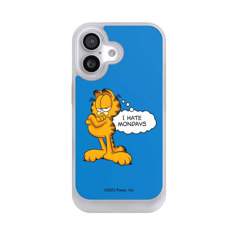 iPhone 17 NIVOcore Garfield Je déteste les lundis Bleu